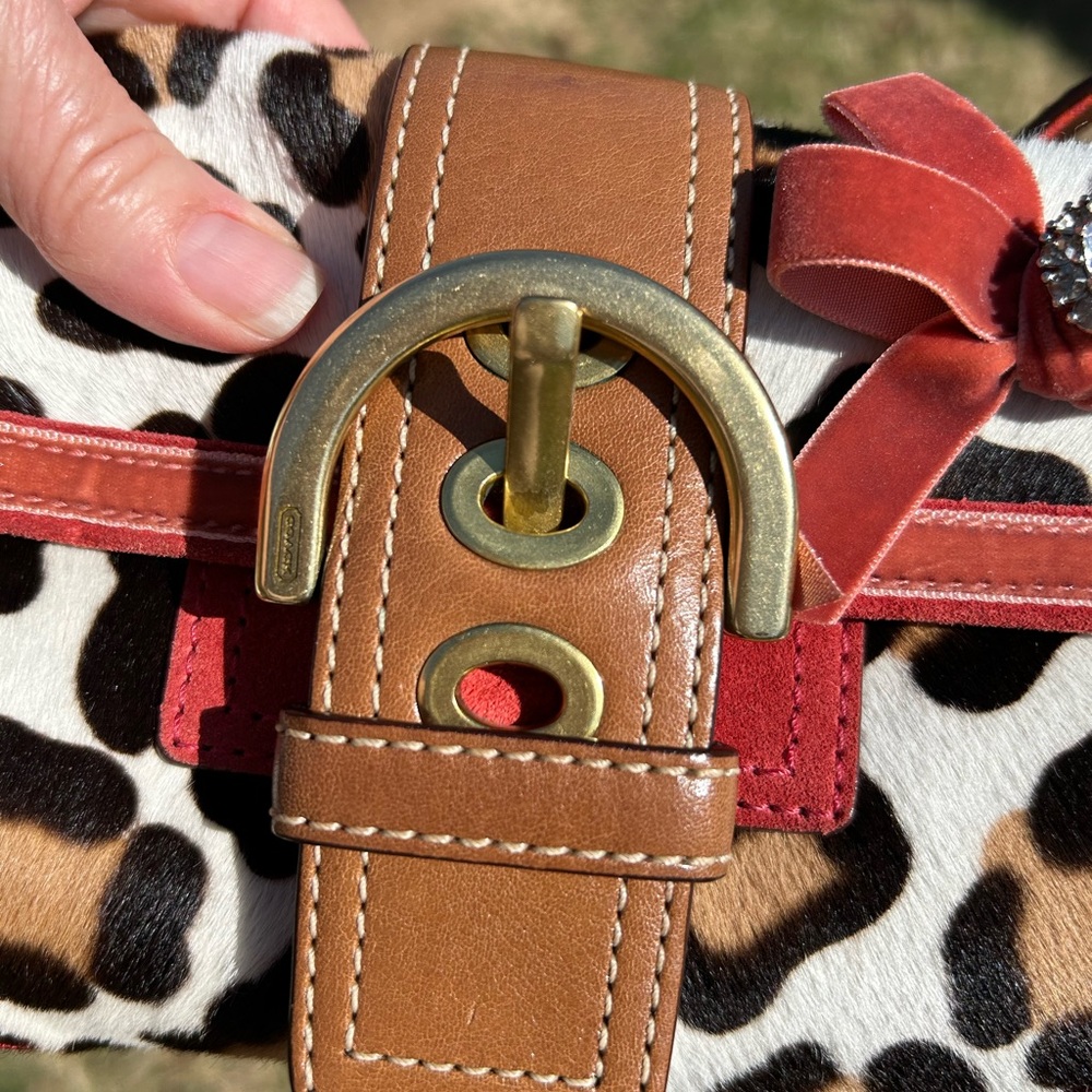 Coach Soho Leopard Baguette Bag. 2006 Y2K Limited edition. Authentic. - Picture 12 of 15